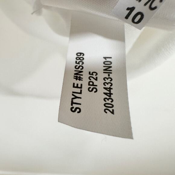 Madewell Easy Crewneck Long Sleeve Tee Top Oversized Relaxed White Basics S NWT - Picture 11 of 13